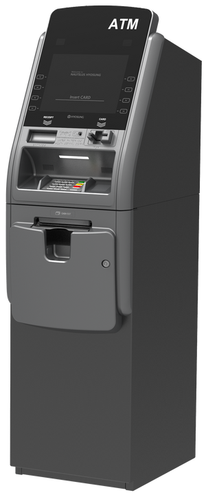 NAUTILUS HYOSUNG MX 2800SE FORCE ATM FOR SALE SIDE VIEW