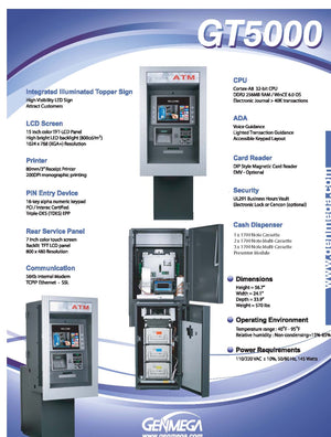 GENMEGA GT5000 ATM BROCHURE PAGE 2