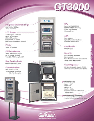 GENMEGA GT3000 ATM BROCHURE PAGE 2